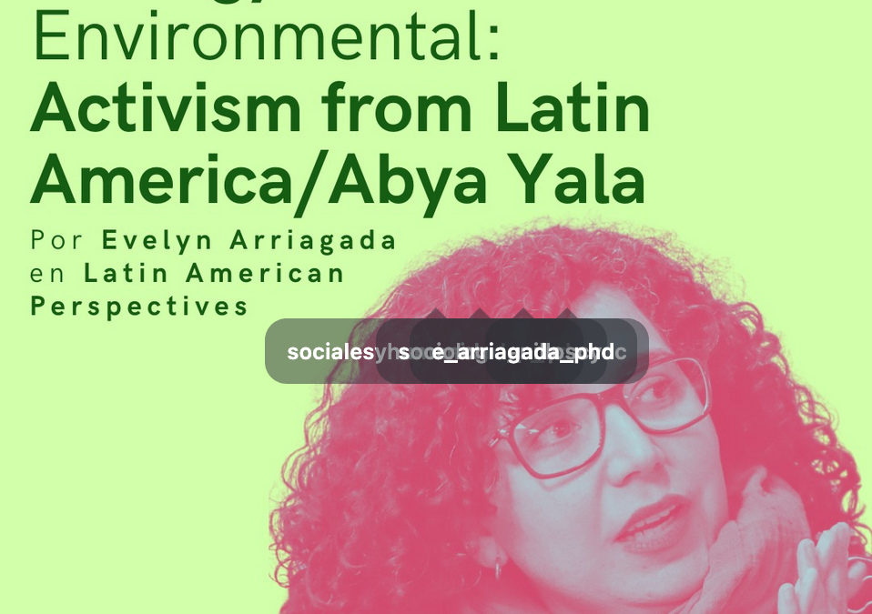 A Feminist Political Ecology on Women’s Environmental Activism from Latin America/Abya Yala